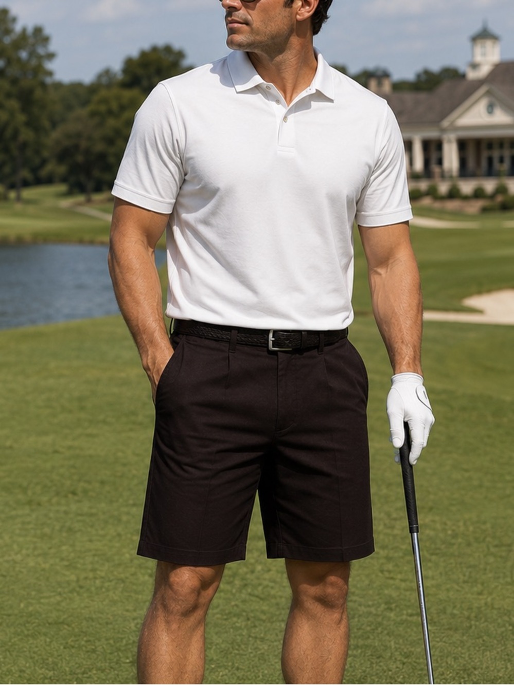 NWT WRANGLER RUGGED WEAR MEN’S SHORTS PLEATED WRINKLE RESISTANT GOLF HIKE 40 XL